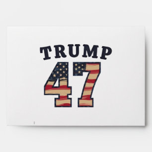 Trump 47 Proud Maga American inauguration Day Envelope