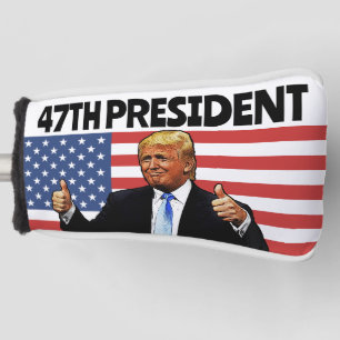  TRUMP 47TH PRESIDENT 2024 GOLF HEAD COVER