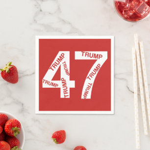 TRUMP 47th President of the USA  Napkin