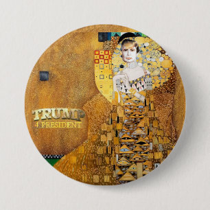 Trump 4 President 3 Inch Round Button