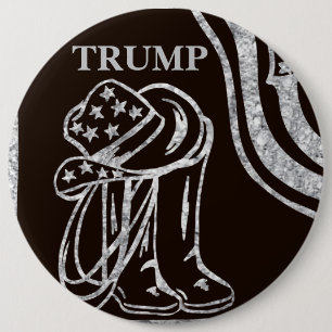 TRUMP 6 INCH ROUND BUTTON