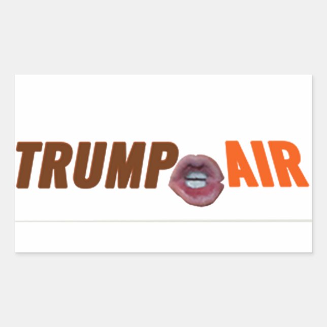 Trump Air Au Naturel Clear Sticker (Front)
