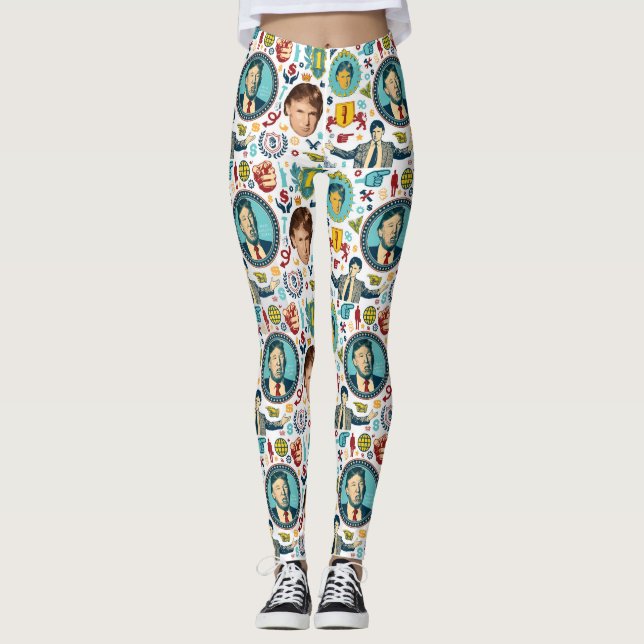 Trump All Over -- 1 Leggings (Front)