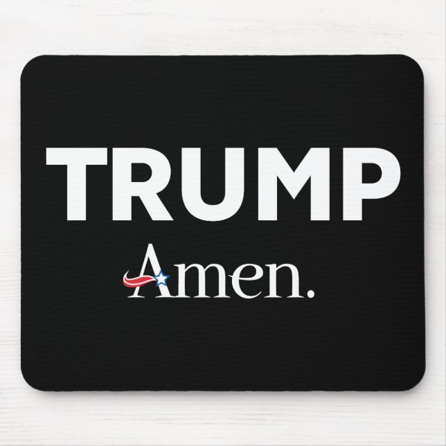Trump Amen Mouse Pad (Front)