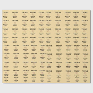 Trump America 250 Personalized Name Wrapping Paper