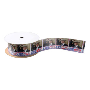 TRUMP-AMERICA-COWBOY SATIN RIBBON