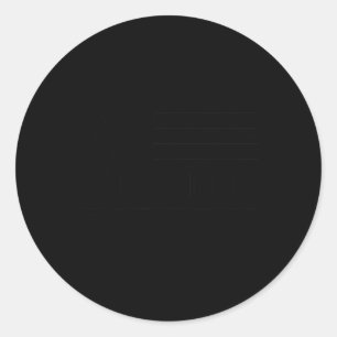 Trump American Flag  Classic Round Sticker