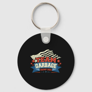 Trump America's Favourite Garbage Man Trump In Tra Keychain