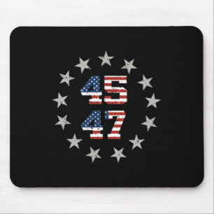 Trump Americas Gulf Mexico President Trump 45 47 O Mouse Pad
