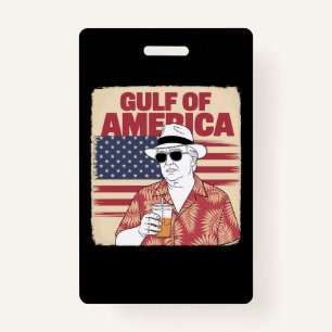 Trump America's Gulf Mexico President Trump Badge