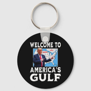 Trump America's Gulf Mexico President Trump Gulf A Keychain