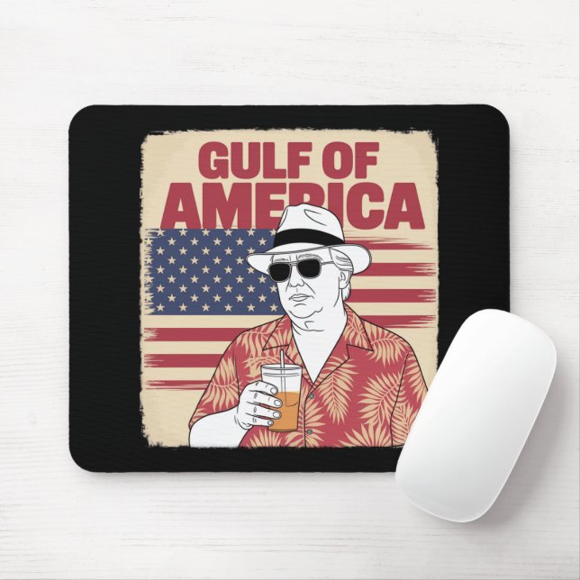Trump America's Gulf Mexico President Trump  Mouse Pad (With Mouse)