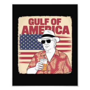 Trump America's Gulf Mexico President Trump Photo Print