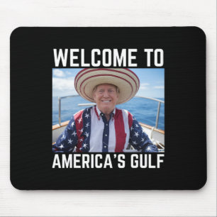 Trump America's Gulf Mexico President Trump Sombre Mouse Pad