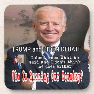 Trump and Biden Debate Coaster