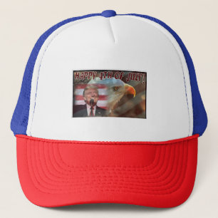 Trump and Eagle ball cap