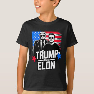 Trump And Elon 2024 Presidential Election American T-Shirt