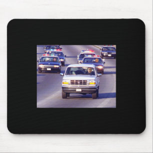 Trump And Fat Vance Police Car Chase Of Oma Meme  Mouse Pad