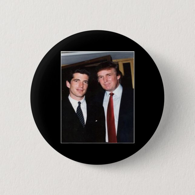 Trump And Jfk Anonymous  2 Inch Round Button (Front)