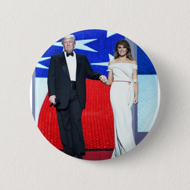 Trump-and-Melania-2 2 Inch Round Button (Front)