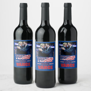 Trump and Vance 2024 Wine Label