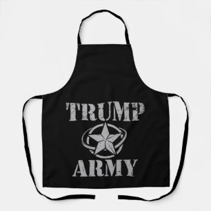 Trump Army 47th US President Vintage Retro Apron