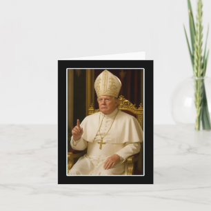 Trump As Vatican Church Pope Trump Funny Vatican C Card