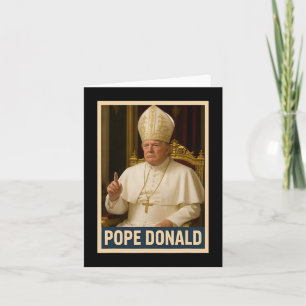 Trump As Vatican Church Pope Trump Funny Vatican C Card