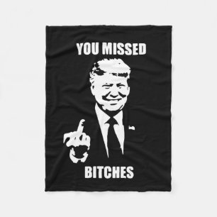 Trump Attack On Trump Fight For America Trump Unde Fleece Blanket