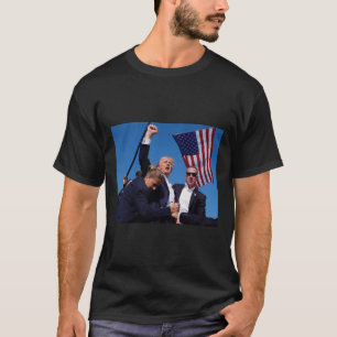 Trump Attack On Trump Fight For America Trump Unde T-Shirt