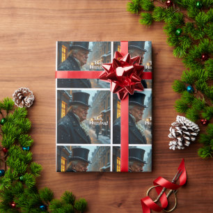 Trump Bah Humbug Wrapping Paper