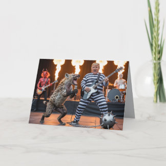 Trump Band From Hell Greeting Card