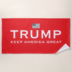 Trump beach towel - Keep America Great