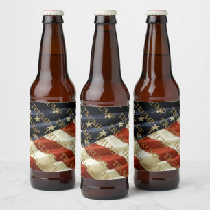 TRUMP BEER BOTTLE LABEL