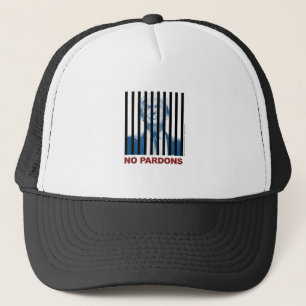Trump Behind Bars -- No Pardons 3 Trucker Hat