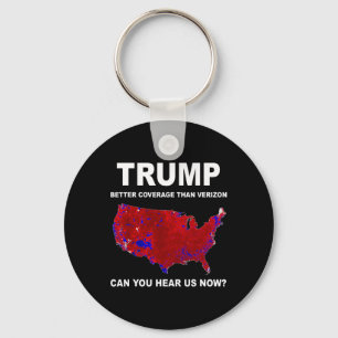 Trump Better Coverage Politics Keychain