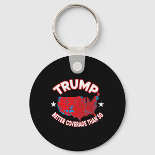 Trump Better Coverage Than 5g Election Results Map Keychain