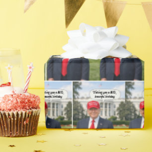 Trump Big Beautiful Birthday Wish Wrapping Paper