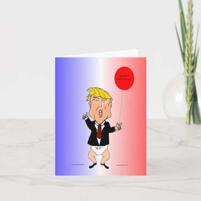 Trump Birthday Card (Front)