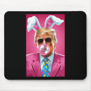 Trump Blowing Bubble Gum Political Republican East Mouse Pad