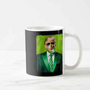 Trump Blowing Bubble Gum Political Republican St Coffee Mug