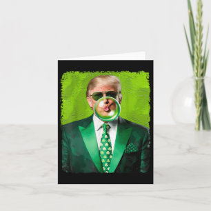 Trump Blowing Bubble Gum Political Republican St P Card