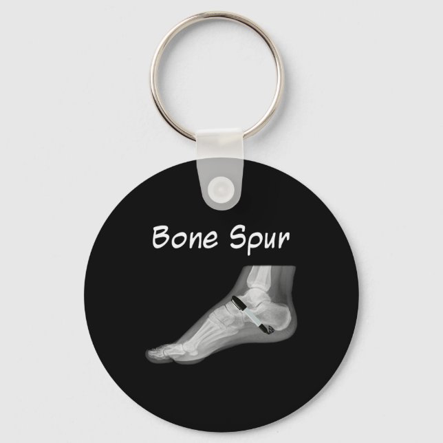 Trump Bone Spur Ink Pen Funny Anti Trump  Keychain (Front)