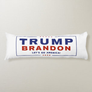 Trump Brandon 2024™ Election Official Body Pillo Pillow