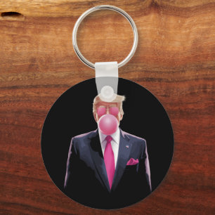Trump Bubble Gum Keychain