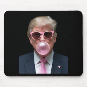 Trump Bubble Gum Pink Funny USA President Mouse Pad