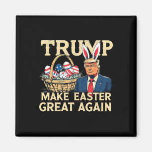 Trump Bunny Make Easter Great Again Funny Easter E Magnet