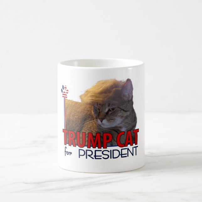 Trump Cat for President! Coffee Mug (Center)