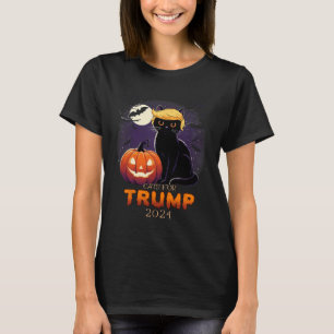Trump Cat Shirts Black Cat Halloween Costume Cat L