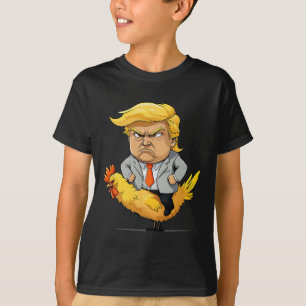 Trump Chicken Jockey Satire - Funny Political Humo T-Shirt